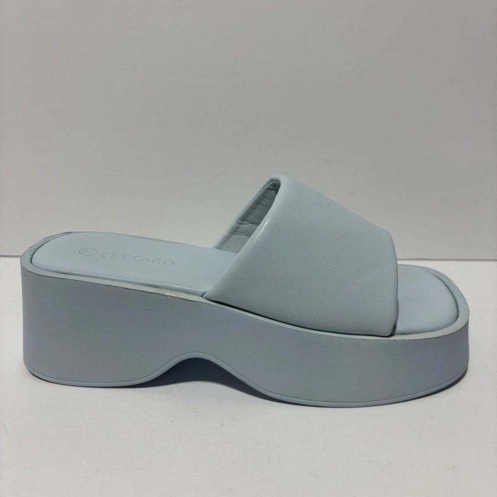 Eetarro Women’s Platform Sandals Blue, Size 7 M
